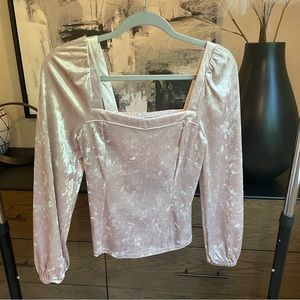 Free People pink long sleeve